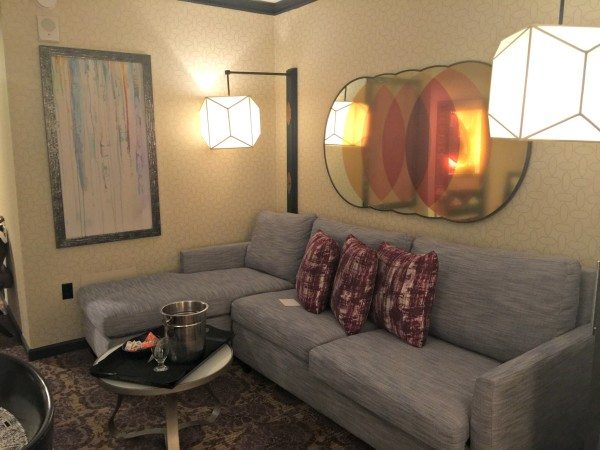 Kimpton Solamar Virtuoso Suite living room