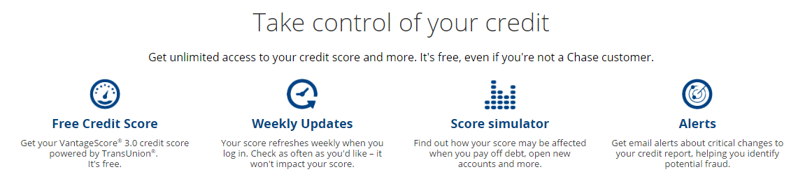 Chase free credit score take control of your credit