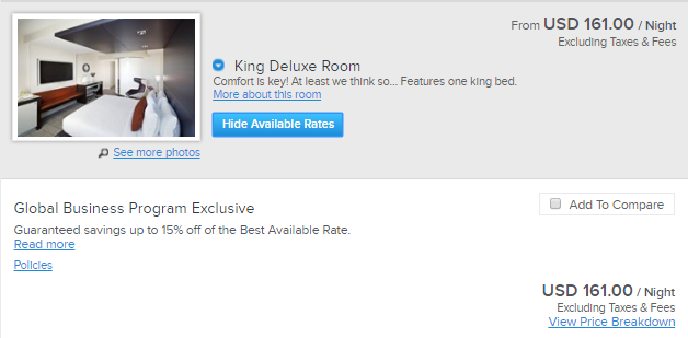 Kimpton Donovan Hotel King Deluxe price with code