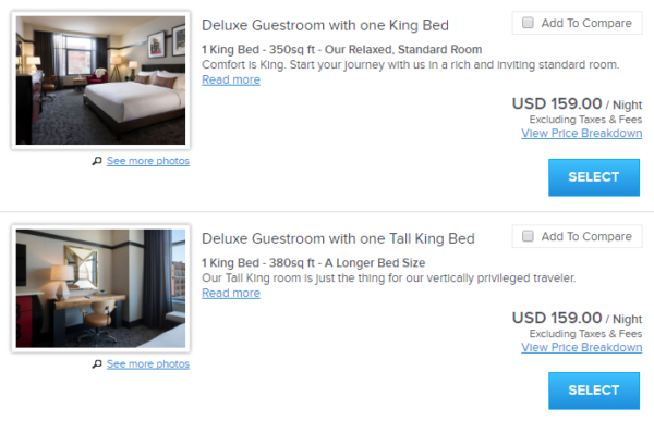Kimpton Journeyman Hotel King Deluxe room prices