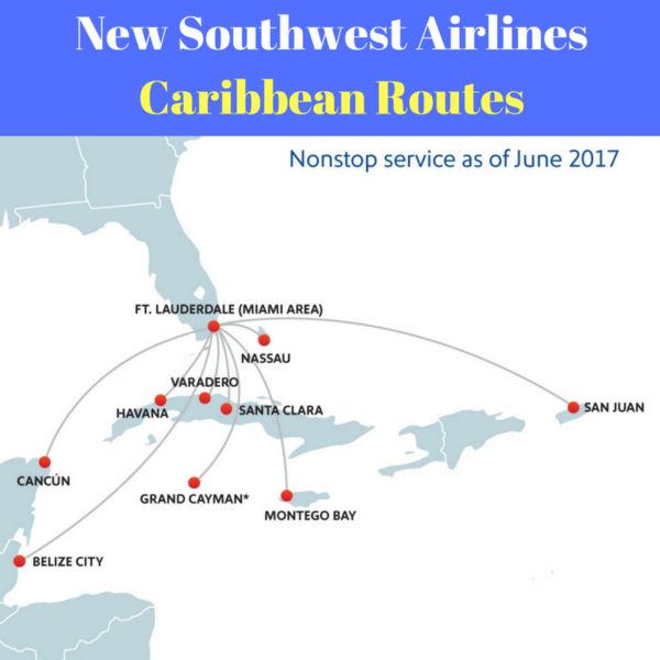 Southwest Hawaii Flight Map New Southwest Caribbean Routes - Baldthoughts