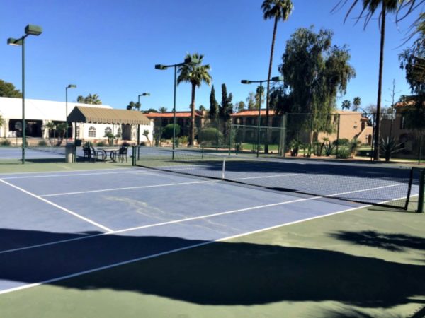 Scottsdale Plaza Resort tennis courts