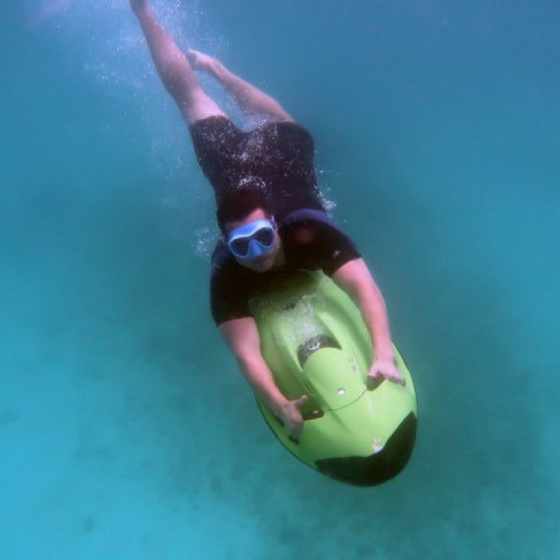 Aruba Seabob Charlie underwater