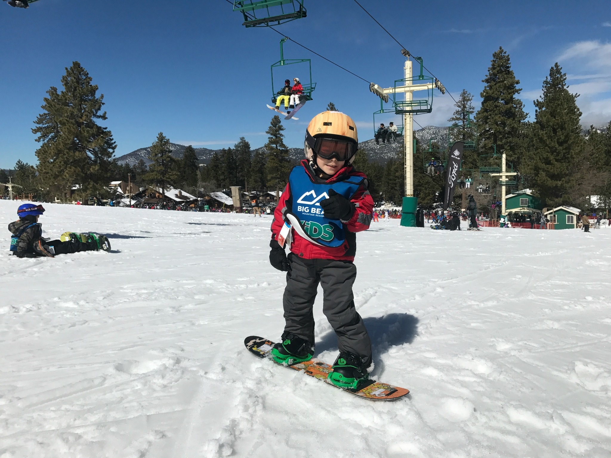 Learn How to Snowboard at Snow Summit on the slopes1