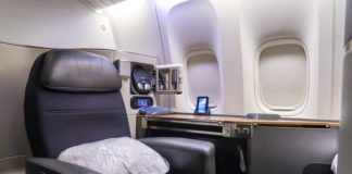 American Airlines First Class Seat