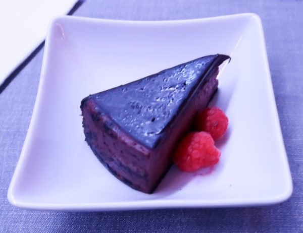 Chocolate cake for dessert