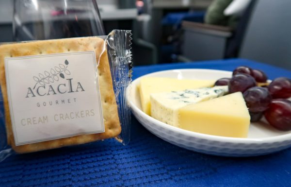 United Airlines Polaris 777-200 Cheese Platter