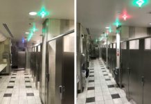 LAX Smart Bathrooms Light