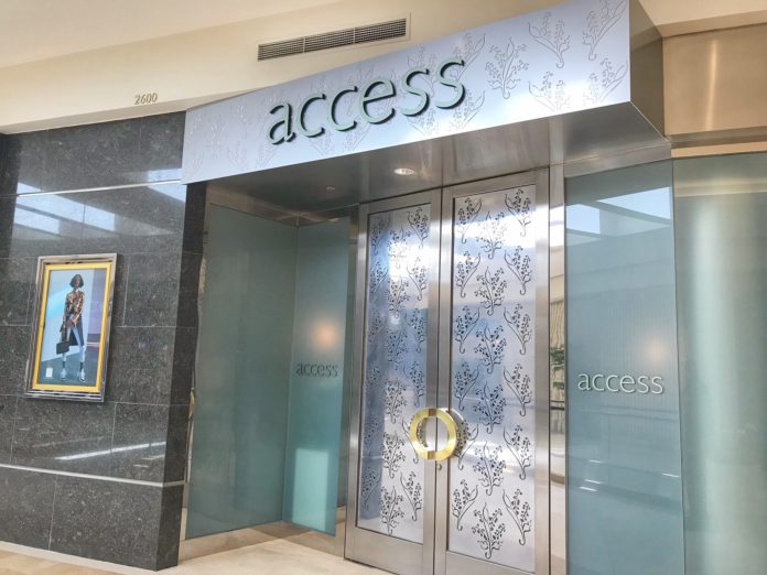 Access Suite Lounge entrance