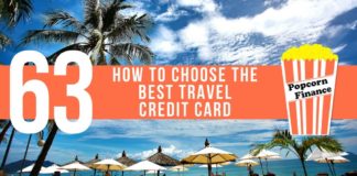 Popcorn Finance Podcast: How to choose the best travel credit card a group of umbrellas and palm trees on a beach