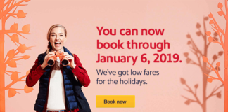 Southwest Airlines schedule extended through January 6 2019
