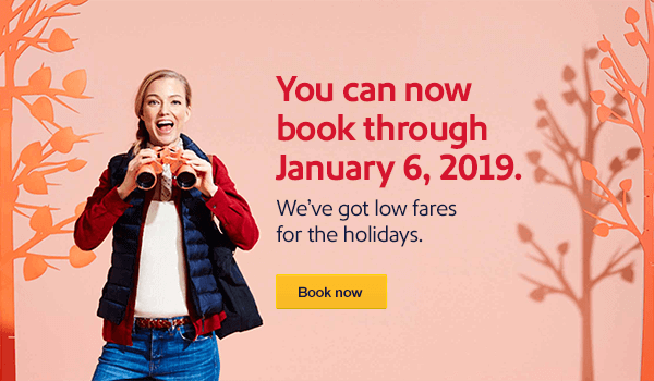 Southwest Airlines schedule extended through January 6 2019