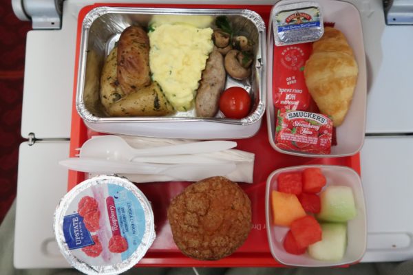 Hainan Airlines Breakfast