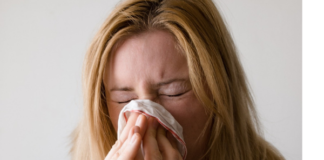 Don’t Write This on Luggage Tags, Avoid Getting Sick on Vacation, Detect Hidden Cameras Sick Woman Pixabay