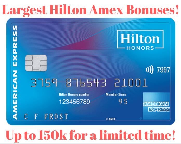 hilton honors amex cards