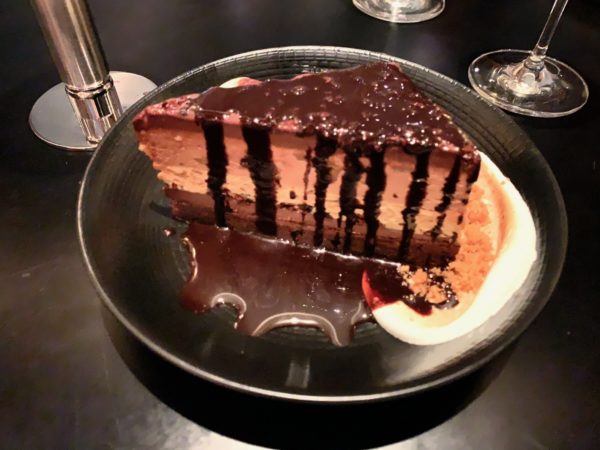 Bourbon Steak Nashville JW Marriott Lee and Anna anniversary Valrhona Dark Chocolate Mud Pie dessert