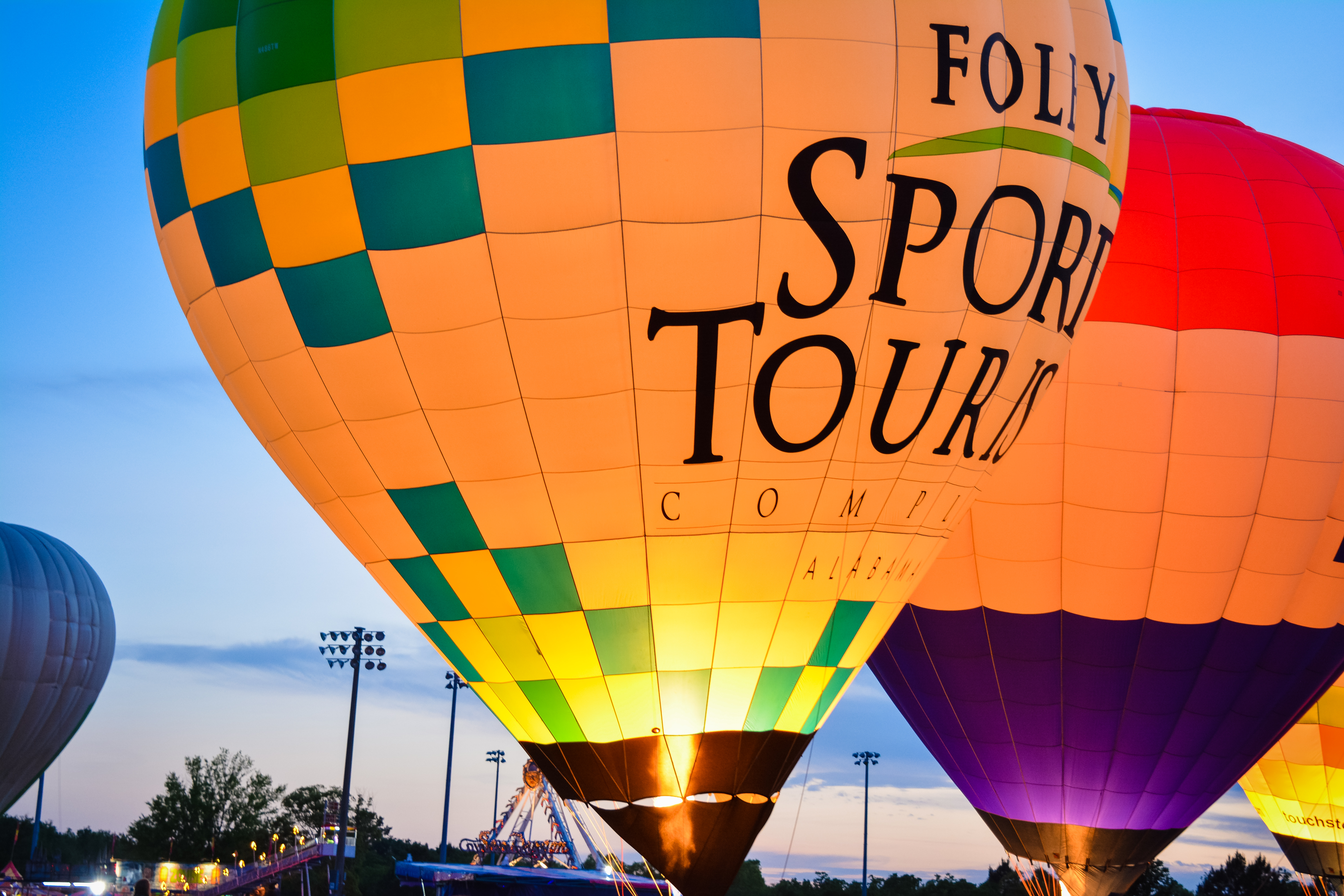 Gulf Coast Hot Air Balloon Festival 2018 balloon glow
