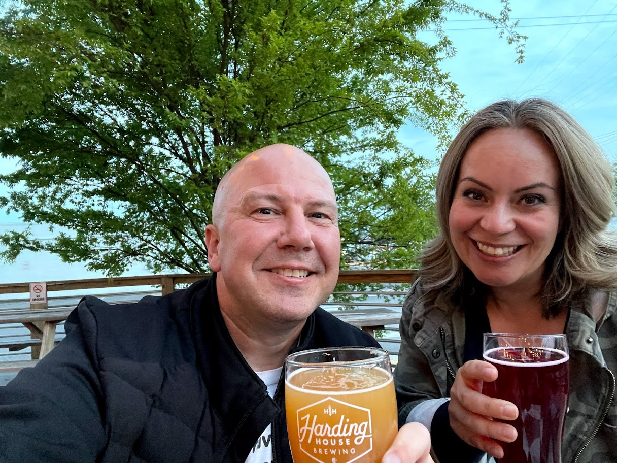 Hop Passport - Harding House Brewing in Nashville - Lee and Anna