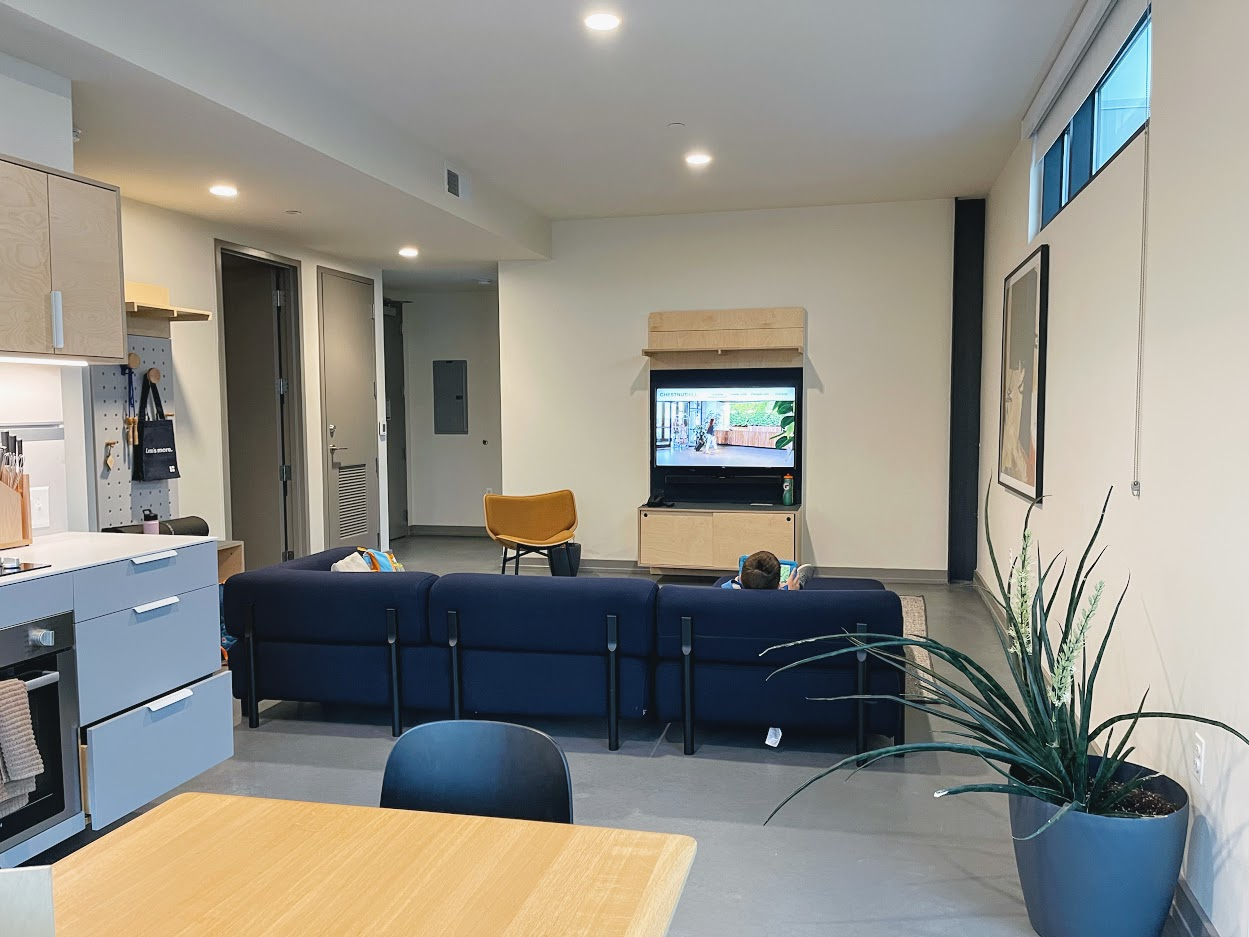 BentoLiving Chestnut Hill review 2021-05 two-bedroom living room