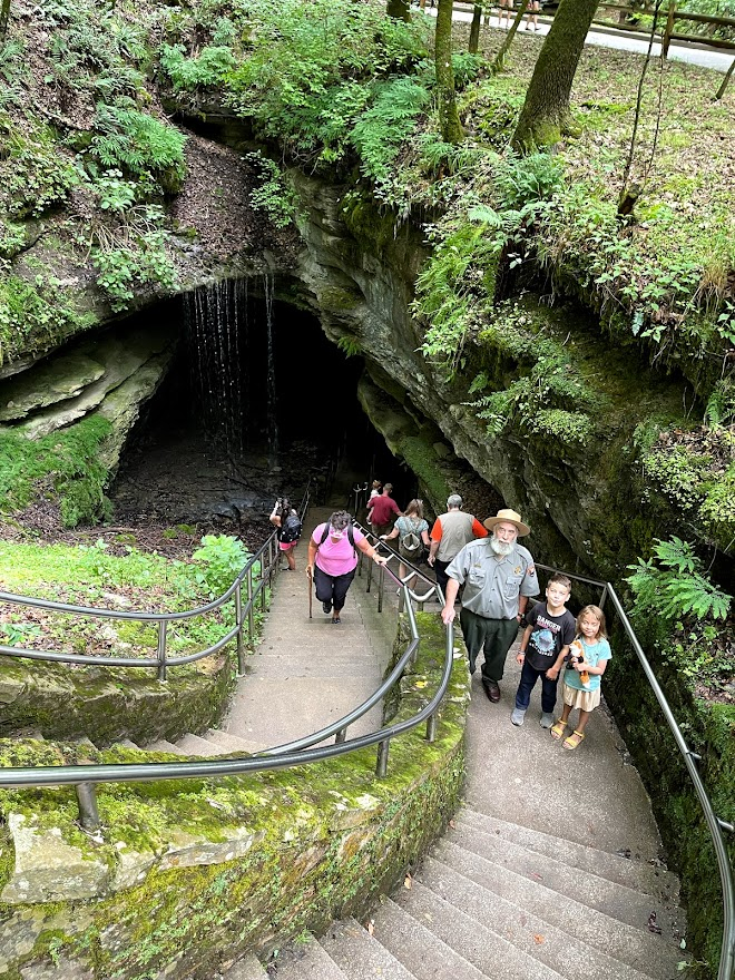 best things to do in Horse Cave Kentucky - Mammoth Cave National Park - River Styx Tour - Timothy and Scarlett with tour guide