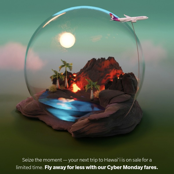 Cyber Monday flight deals 2021 Hawaiian Airlines
