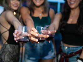 Blend Festival Nashville 2022 girls with wine glasses