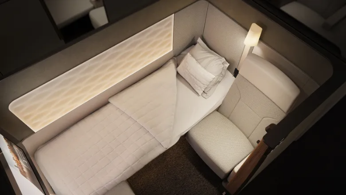 Qantas Airbus A350-1000 Luxe First suite