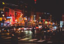 Nashville Travel Meetup: June 3, 2023 at The Tin Roof Broadway Nashville Travel Meetup June 2023. Nashville Broadway Honky Tonks by Chad Morehead on Unsplash