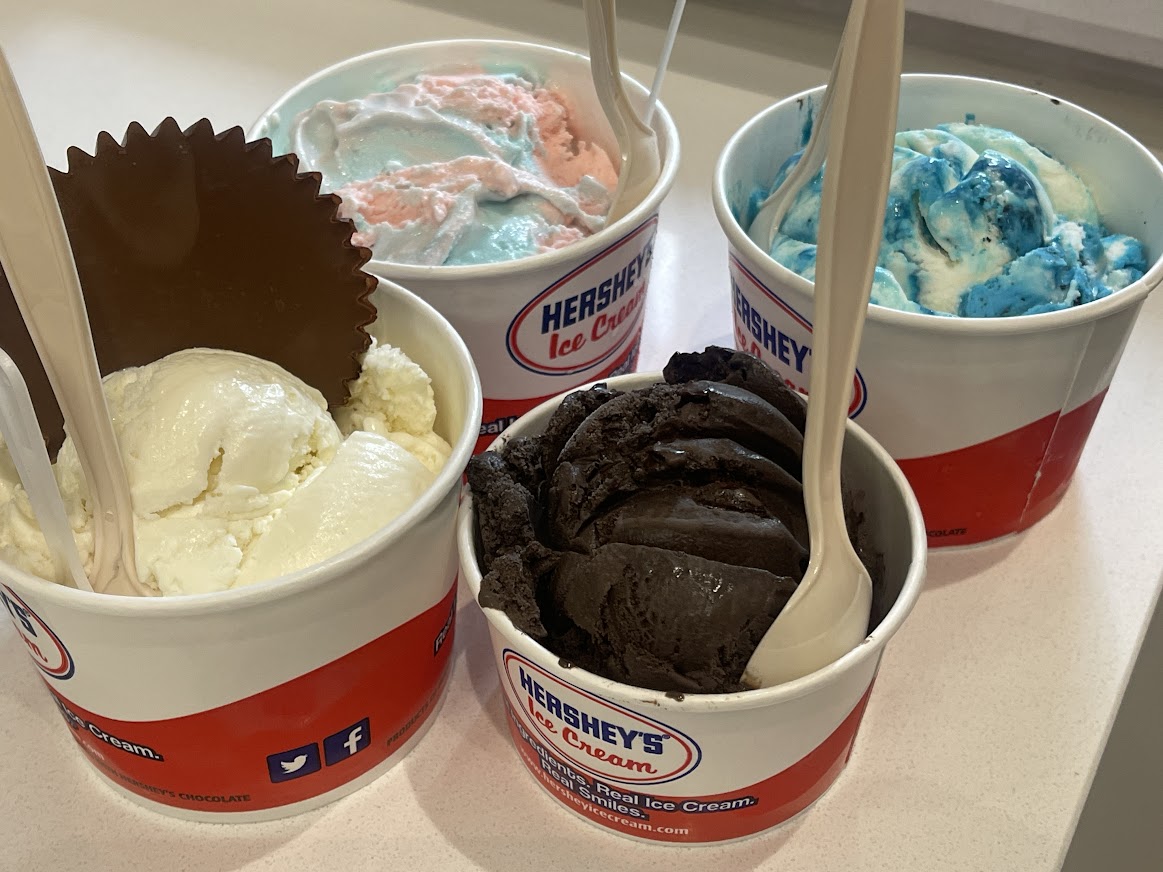 Best Things to do at OWA Parks & Resort - Order ice cream at Hershey's Ice Cream Parlor at Visit OWA - May 2023