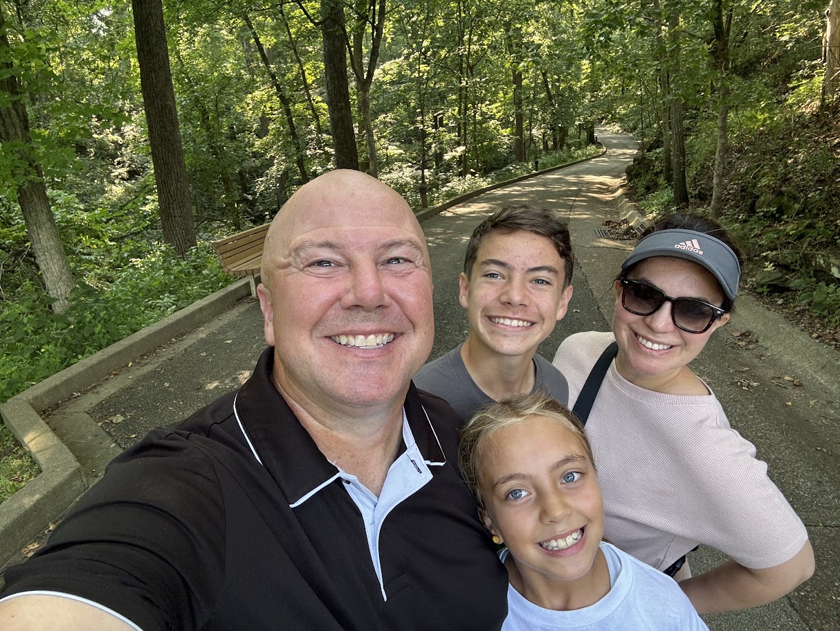 Mammoth Cave National Park - Huffman family on a hike