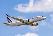 Flying Blue Promo Awards: November 2025 – Biz Class Starting at 18,750 Miles Air France Airbus A220 in flight