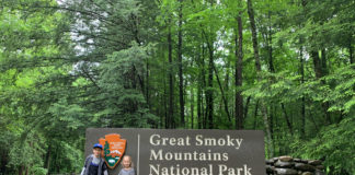 Will Chase Relax 5/24, Bailout For Hotels, National Parks Suspend Entrance Fees Great Smoky Mountains National Park entrance Timothy and Scarlett