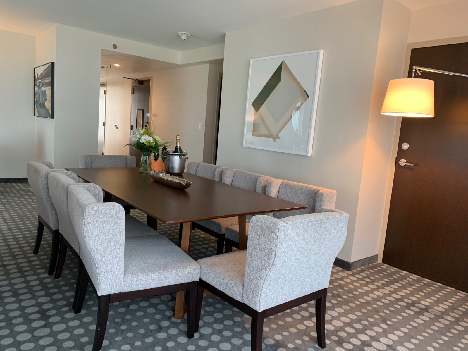 Kimpton Overland Hotel Presidential Suite dining room table