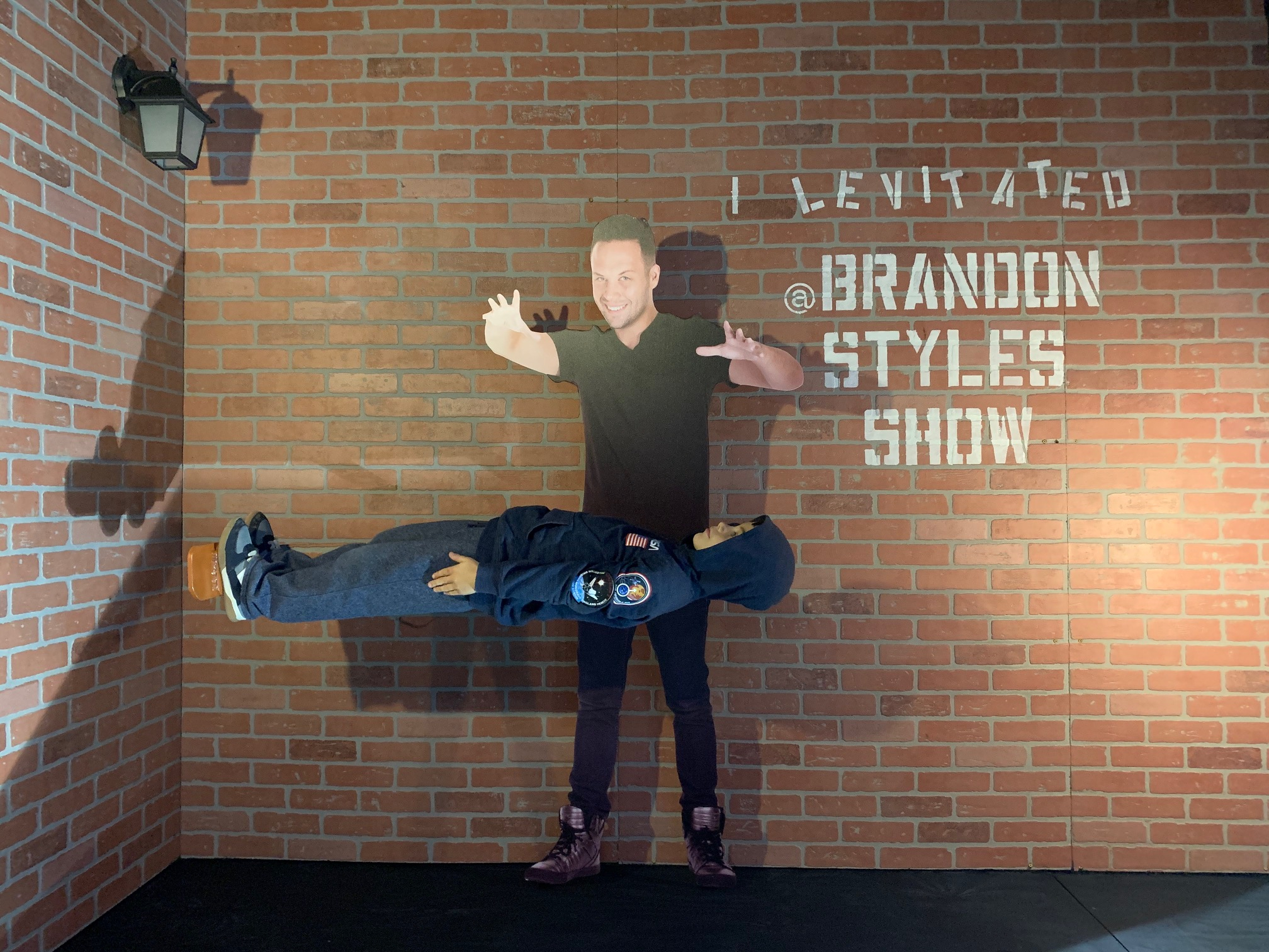 The Park at OWA Brandon Styles show levitation trick