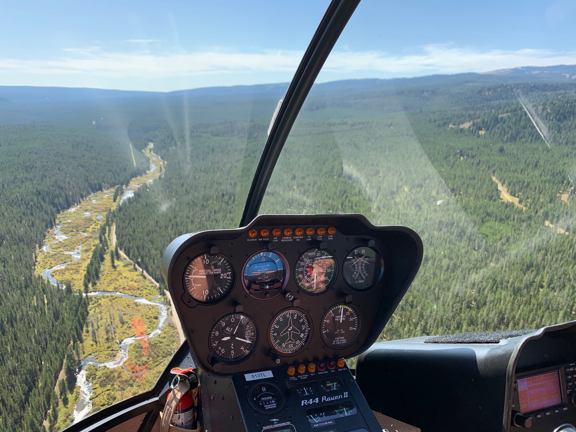 West Yellowstone Helicopters ride with awesome view
